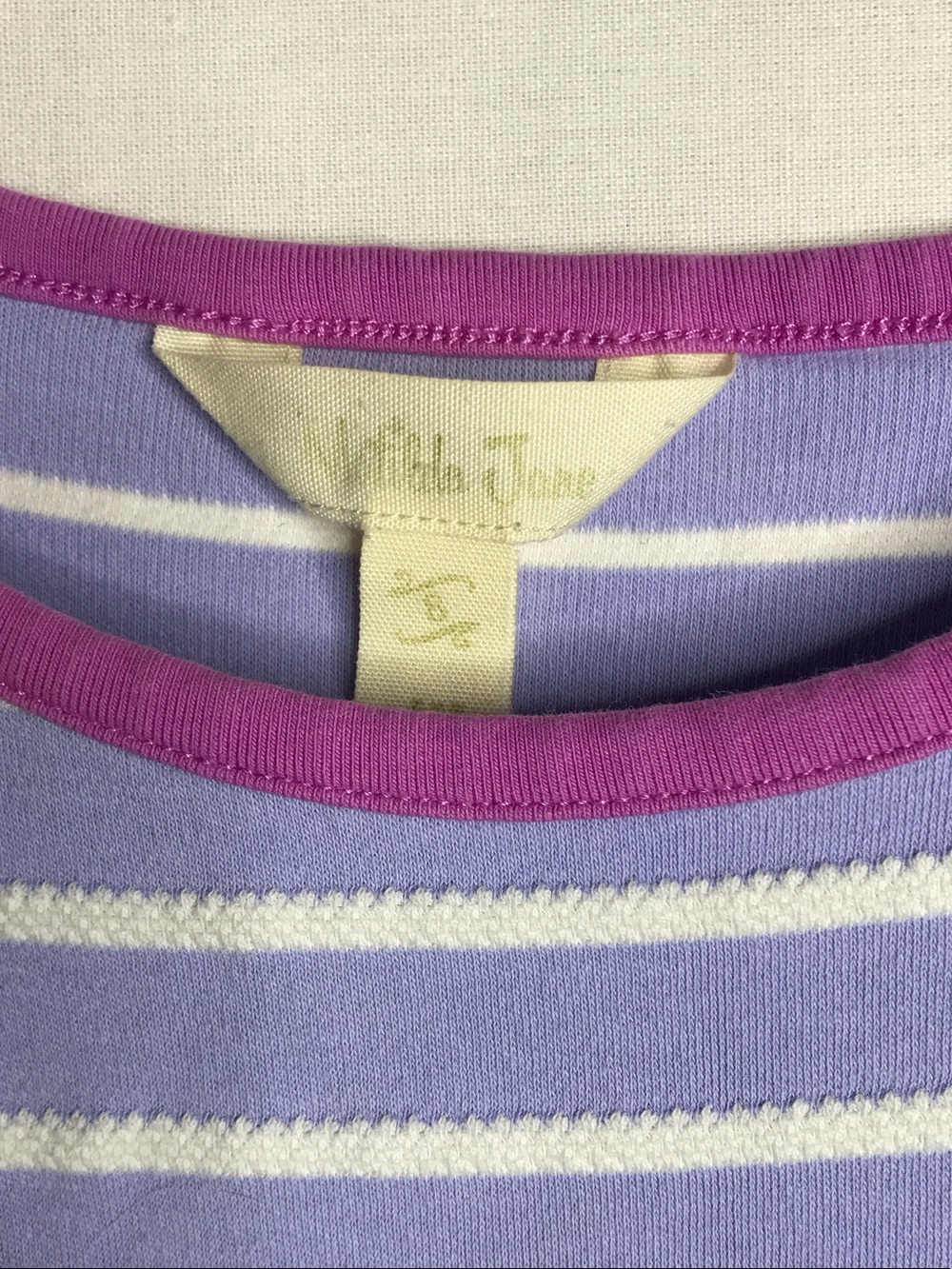 Matilda Jane Lavender Striped & Multi-Print Ruffle Dress - Picture 2 of 4